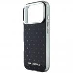 Husa Karl Lagerfeld IML Rhinestones Allover Logo compatibila cu iPhone 18 Pro / 17 Pro, Negru 7 - lerato.ro
