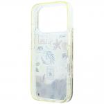 Husa Karl Lagerfeld Liquid Glitter Beach & Sand compatibila cu iPhone 18 Pro / 17 Pro, Bej 8 - lerato.ro
