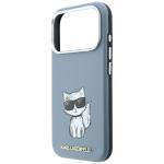 Husa Karl Lagerfeld Smooth Choupette Sketch cu MagSafe compatibila cu iPhone 18 Pro / 17 Pro, Albastru 7 - lerato.ro