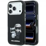 Husa Karl Lagerfeld mooth Karl and Choupette Bodies Sketch cu MagSafe compatibila cu iPhone 18 Pro / 17 Pro, Negru 4 - lerato.ro