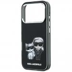 Husa Karl Lagerfeld mooth Karl and Choupette Bodies Sketch cu MagSafe compatibila cu iPhone 18 Pro / 17 Pro, Negru 7 - lerato.ro