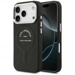 Husa Karl Lagerfeld Embossed Open Ring RSG Logo cu MagSafe compatibila cu iPhone 18 Pro / 17 Pro, Negru 4 - lerato.ro