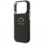 Husa Karl Lagerfeld Embossed Open Ring RSG Logo cu MagSafe compatibila cu iPhone 18 Pro / 17 Pro, Negru 7 - lerato.ro