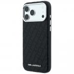 Husa Karl Lagerfeld Grained Allover Logo cu MagSafe compatibila cu iPhone 18 Pro / 17 Pro, Negru 3 - lerato.ro