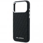 Husa Karl Lagerfeld Grained Allover Logo cu MagSafe compatibila cu iPhone 18 Pro / 17 Pro, Negru 7 - lerato.ro