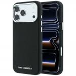 Husa Karl Lagerfeld Grained Elongated Logo cu MagSafe compatibila cu iPhone 18 Pro / 17 Pro, Negru 4 - lerato.ro