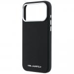 Husa Karl Lagerfeld Grained Elongated Logo cu MagSafe compatibila cu iPhone 18 Pro / 17 Pro, Negru 7 - lerato.ro