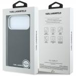 Husa Karl Lagerfeld Grained Elongated Logo cu MagSafe compatibila cu iPhone 18 Pro / 17 Pro, Negru 9 - lerato.ro