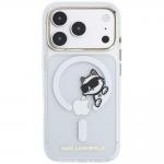 Husa Karl Lagerfeld Peekaboo Logo cu MagSafe compatibila cu iPhone 18 Pro Max / 17 Pro Max, Transparent 2 - lerato.ro