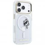Husa Karl Lagerfeld Peekaboo Logo cu MagSafe compatibila cu iPhone 18 Pro Max / 17 Pro Max, Transparent 5 - lerato.ro