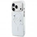 Husa Karl Lagerfeld Script Logo cu MagSafe compatibila cu iPhone 18 Pro Max / 17 Pro Max, Transparent 3 - lerato.ro