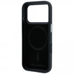 Husa Karl Lagerfeld Grained Choupette Head Metal cu MagSafe compatibila cu iPhone 18 Pro / 17 Pro, Negru 8 - lerato.ro
