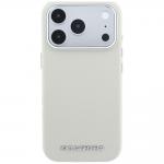 Husa Karl Lagerfeld Grained Elongated Logo cu MagSafe compatibila cu iPhone 18 Pro Max / 17 Pro Max, Bej 2 - lerato.ro