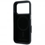 Husa Karl Lagerfeld Grained Elongated Logo cu MagSafe compatibila cu iPhone 18 Pro Max / 17 Pro Max, Bej 8 - lerato.ro