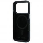 Husa Karl Lagerfeld Grained Metal Heads cu MagSafe compatibila cu iPhone 18 Pro / 17 Pro, Negru 8 - lerato.ro