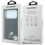 Husa Karl Lagerfeld Grained Metal Heads cu MagSafe compatibila cu iPhone 18 Pro / 17 Pro, Negru 9 - lerato.ro