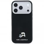 Husa Karl Lagerfeld Grained Metal Heads cu MagSafe compatibila cu iPhone 18 Pro Max / 17 Pro Max, Negru 2 - lerato.ro