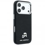 Husa Karl Lagerfeld Grained Metal Heads cu MagSafe compatibila cu iPhone 18 Pro Max / 17 Pro Max, Negru 5 - lerato.ro