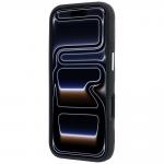 Husa Karl Lagerfeld Grained Mono Resin Logo cu MagSafe compatibila cu iPhone 18 Pro Max / 17 Pro Max, Burgundy 6 - lerato.ro