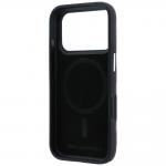 Husa Karl Lagerfeld Grained Mono Resin Logo cu MagSafe compatibila cu iPhone 18 Pro Max / 17 Pro Max, Burgundy 8 - lerato.ro