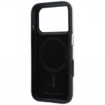Husa Karl Lagerfeld Grained Mono Resin Logo cu MagSafe compatibila cu iPhone 18 Pro Max / 17 Pro Max, Roz 8 - lerato.ro
