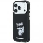 Husa Karl Lagerfeld IML Choupette Body Sketch Print cu MagSafe compatibila cu iPhone 18 Pro / 17 Pro, Negru 3 - lerato.ro