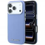 Husa Karl Lagerfeld Grained Elongated Logo cu MagSafe compatibila cu iPhone 18 Pro Max / 17 Pro Max, Albastru 4 - lerato.ro