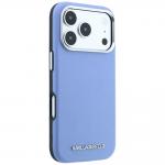 Husa Karl Lagerfeld Grained Elongated Logo cu MagSafe compatibila cu iPhone 18 Pro Max / 17 Pro Max, Albastru 5 - lerato.ro