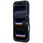 Husa Karl Lagerfeld Grained Elongated Logo cu MagSafe compatibila cu iPhone 18 Pro Max / 17 Pro Max, Albastru 6 - lerato.ro