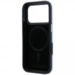 Husa Karl Lagerfeld Grained Elongated Logo cu MagSafe compatibila cu iPhone 18 Pro Max / 17 Pro Max, Albastru 8 - lerato.ro