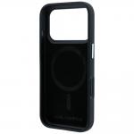 Husa Karl Lagerfeld Grained Choupette Head Metal cu MagSafe compatibila cu iPhone 18 Pro Max / 17 Pro Max, Negru 8 - lerato.ro