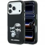 Husa Karl Lagerfeld IML Karl and Choupette Bodies Sketch Print cu MagSafe compatibila cu iPhone 18 Pro Max / 17 Pro Max, Negru 4 - lerato.ro
