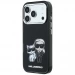 Husa Karl Lagerfeld IML Karl and Choupette Bodies Sketch Print cu MagSafe compatibila cu iPhone 18 Pro Max / 17 Pro Max, Negru 3 - lerato.ro