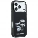 Husa Karl Lagerfeld IML Karl and Choupette Bodies Sketch Print cu MagSafe compatibila cu iPhone 18 Pro Max / 17 Pro Max, Negru 5 - lerato.ro