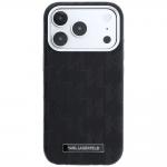 Husa Karl Lagerfeld Grained Mono Resin Logo cu MagSafe compatibila cu iPhone 18 Pro Max / 17 Pro Max, Negru 2 - lerato.ro