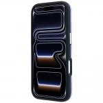 Husa Karl Lagerfeld Grained Mono Resin Logo cu MagSafe compatibila cu iPhone 18 Pro Max / 17 Pro Max, Albastru 6 - lerato.ro