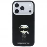 Husa Karl Lagerfeld Smooth Ikonik Sketch cu MagSafe compatibila cu iPhone 18 Pro / 17 Pro, Negru 2 - lerato.ro
