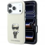 Husa Karl Lagerfeld Smooth Ikonik Sketch cu MagSafe compatibila cu iPhone 18 Pro / 17 Pro, Bej 4 - lerato.ro