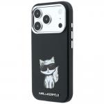 Husa Karl Lagerfeld Smooth Choupette Sketch cu MagSafe compatibila cu iPhone 18 Pro / 17 Pro, Negru 3 - lerato.ro