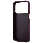 Husa Karl Lagerfeld Embossed Open Ring RSG Logo cu MagSafe compatibila cu iPhone 17 Pro Max / 18 Pro Max, Burgundy 8 - lerato.ro