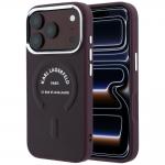 Husa Karl Lagerfeld Embossed Open Ring RSG Logo cu MagSafe compatibila cu iPhone 18 Pro / 17 Pro, Mov 4 - lerato.ro