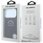 Husa Karl Lagerfeld Embossed Open Ring RSG Logo cu MagSafe compatibila cu iPhone 18 Pro / 17 Pro, Mov 9 - lerato.ro