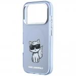 Husa Karl Lagerfeld IML Choupette Body Sketch Print cu MagSafe compatibila cu iPhone 18 Pro / 17 Pro, Albastru 7 - lerato.ro