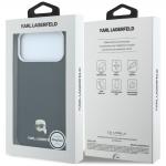 Husa Karl Lagerfeld Grained Karl Head Metal cu MagSafe compatibila cu iPhone 17 Pro Max / 18 Pro Max, Negru 9 - lerato.ro