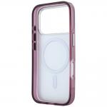 Husa Karl Lagerfeld IML Karl and Choupette Bodies Sketch Print cu MagSafe compatibila cu iPhone 18 Pro / 17 Pro, Burgundy 8 - lerato.ro