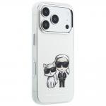 Husa Karl Lagerfeld IML Karl and Choupette Bodies Sketch Print cu MagSafe compatibila cu iPhone 17 Pro Max / 18 Pro Max, Bej 5 - lerato.ro