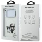 Husa Karl Lagerfeld IML Karl and Choupette Bodies Sketch Print cu MagSafe compatibila cu iPhone 17 Pro Max / 18 Pro Max, Bej 9 - lerato.ro