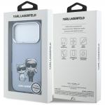 Husa Karl Lagerfeld IML Karl and Choupette Bodies Sketch Print cu MagSafe compatibila cu iPhone 17 Pro Max / 18 Pro Max, Albastru 9 - lerato.ro