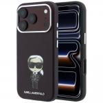 Husa Karl Lagerfeld Smooth Ikonik Sketch cu MagSafe compatibila cu iPhone 18 Pro / 17 Pro, Burgundy 4 - lerato.ro