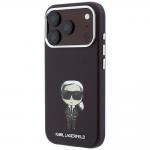 Husa Karl Lagerfeld Smooth Ikonik Sketch cu MagSafe compatibila cu iPhone 18 Pro / 17 Pro, Burgundy 3 - lerato.ro